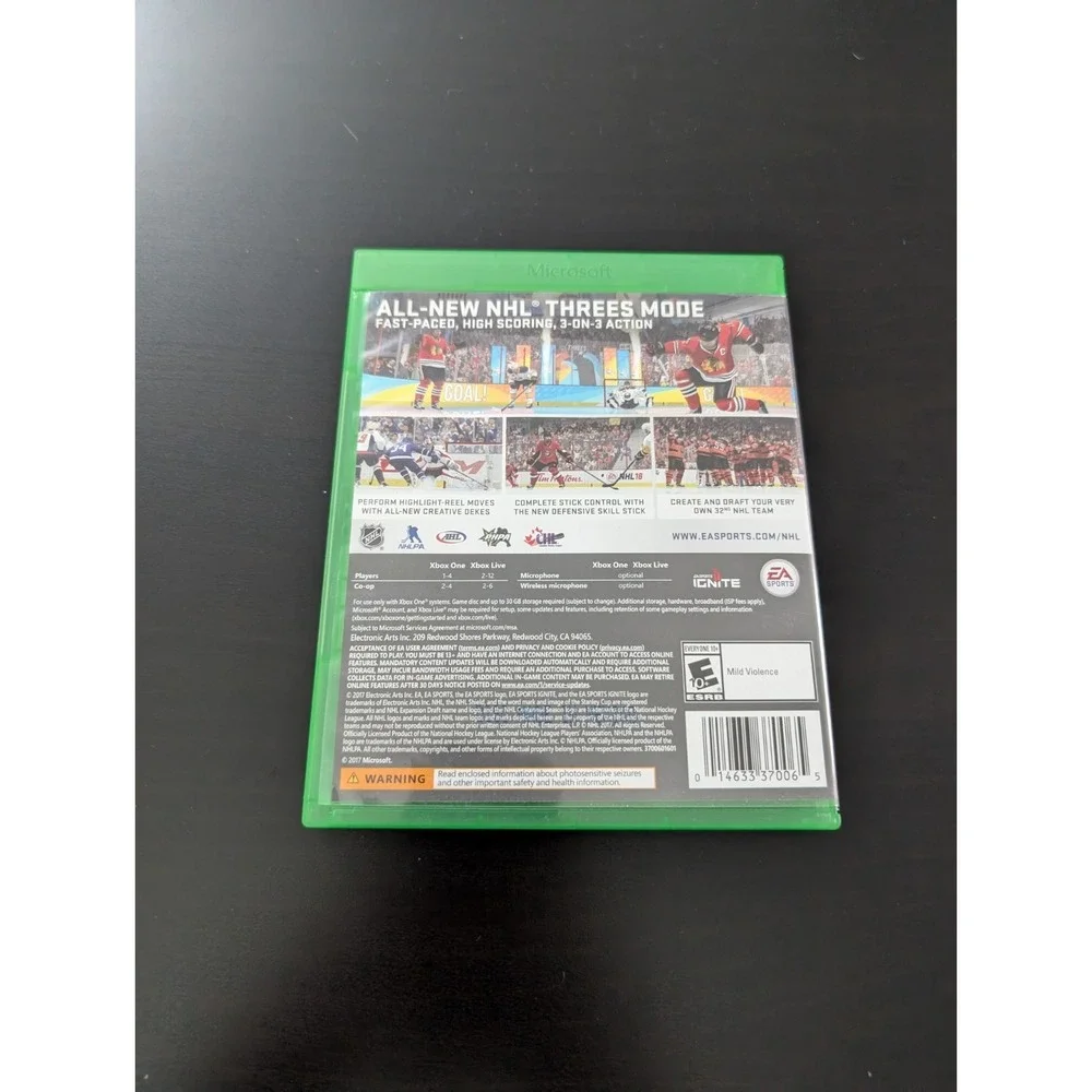 NHL 18 (Microsoft Xbox One,‎ 2017) | Tested